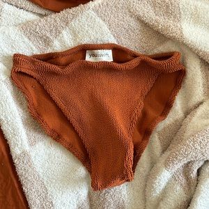 YouSwim standard waist bottoms in Umber